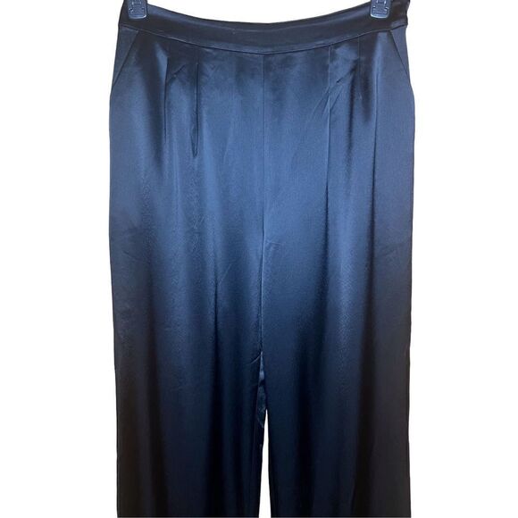 Cinq a Sept Black Pleated Wide Leg Pant NWT Size 6 - Picture 4 of 10